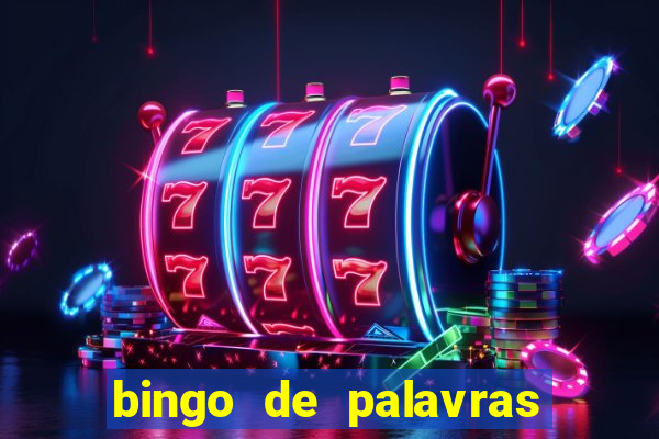 bingo de palavras de natal